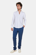 Pantalon Lin China Blue