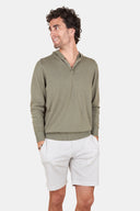 Pull Banias Capuche Kaki