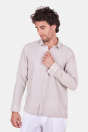 Chemise Gaze de Coton Sable