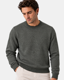 Pull Mérinos Col Rond Kaki