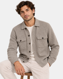 Surchemise Mérinos Taupe