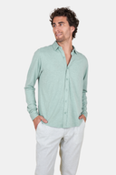 Chemise jersey amande