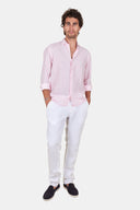 Pantalon lin Blanc