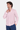 Chemise Gaze de Coton Rayé Rose