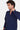 Chemise Piquée Coton Lin Navy