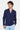 Chemise Piquée Coton Lin Navy