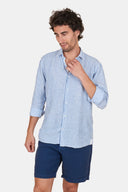 Chemise Lin Rayure Pacific