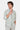 Chemise Lin Rayé Kaki