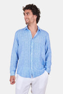 Chemise Gaze de Coton Rayé Pacific