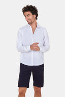 Chemise New Piquée Blanche