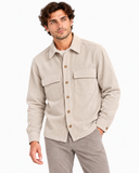 Sobrecamisa de terciopelo natural
