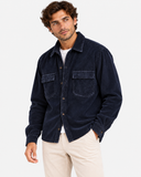 Sobrecamisa de pana azul marino