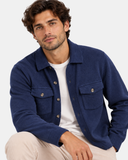 Surchemise Mérinos Marine